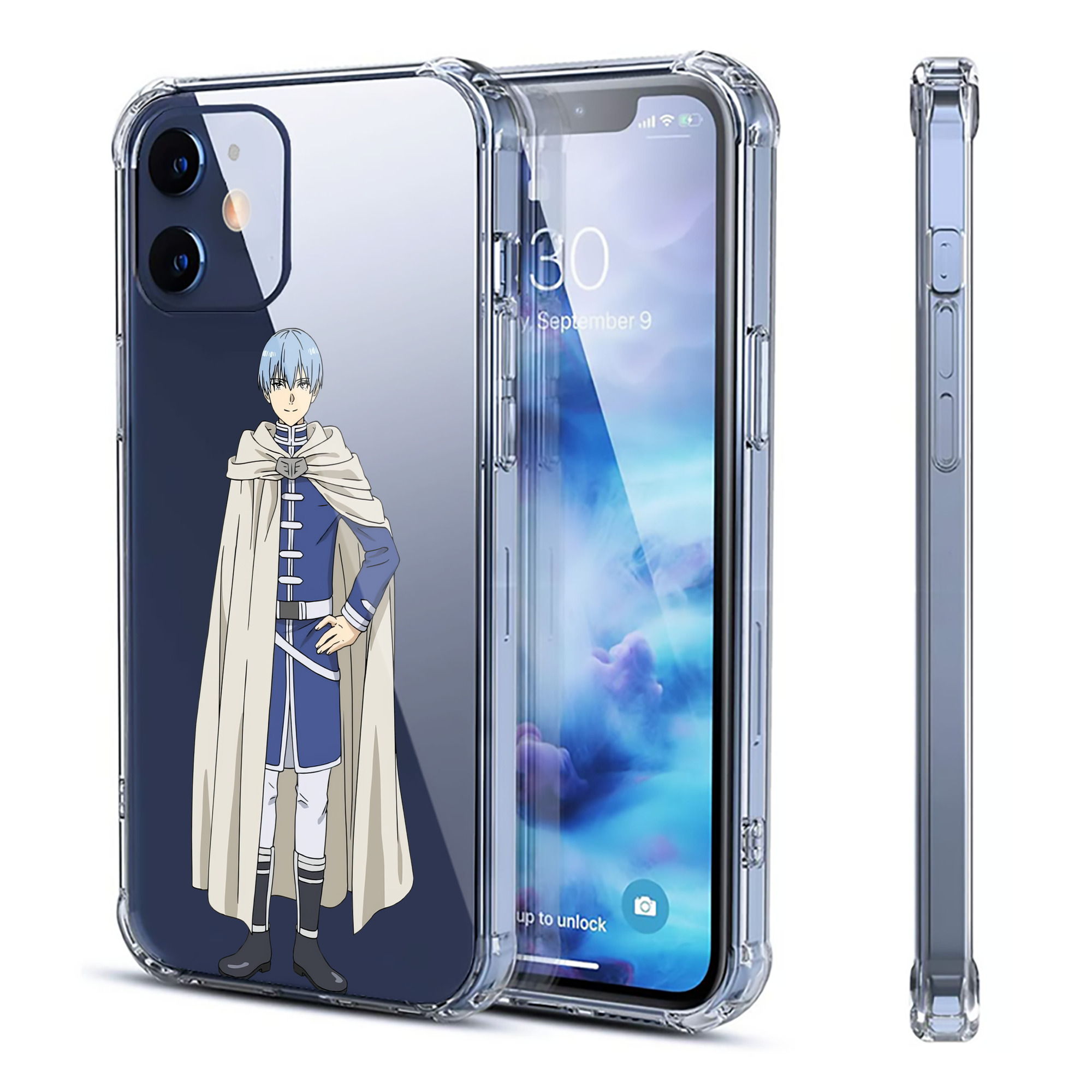 （画像用） 葬送のフリーレン Frieren 【iPhone 12シリーズ対応】透明スマホケース（クリアソフトケース）
